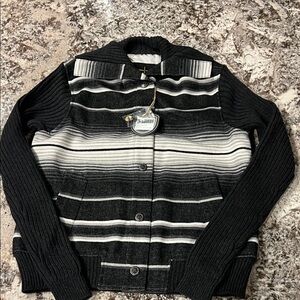 STS Ranchwear Black and Gray Bomber Jacket